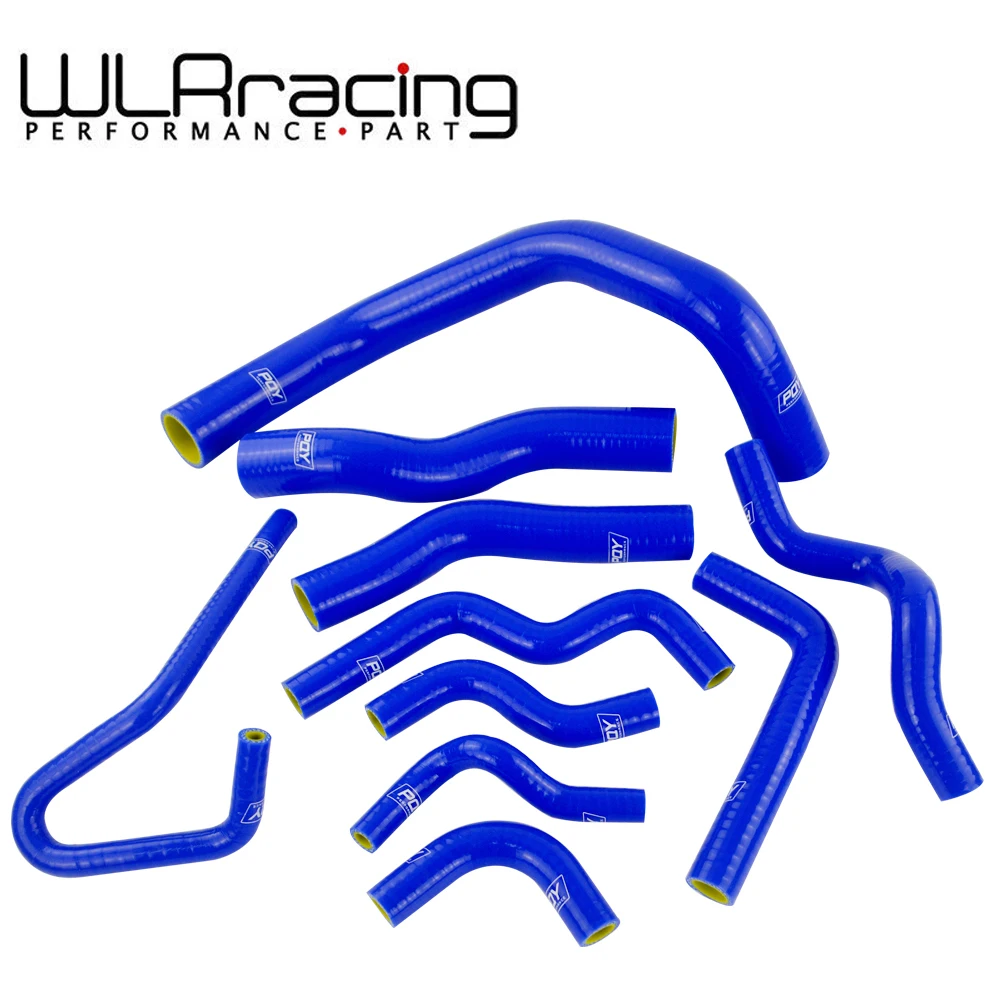 WLR RACING - 10PC Blue Silicone Radiator Hose Kit for Nissan Silvia 200SX 240SX S13 S14 S15 SR20DET WLR-LX1602C-QY