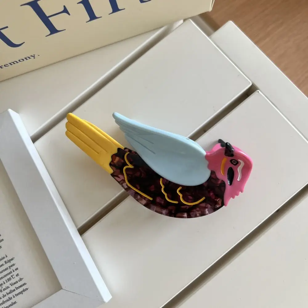 Cute Cartoon Animal Shark Clip Woodpecker Creative Acetic Acid Hair Claw Headwear Korean Style Swallow Bird Hair Claw Female