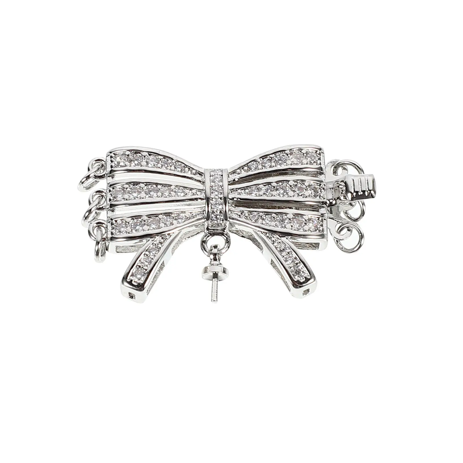 

Necklace Clasp Hook Small Delicate Pearl Pendant Connector For Diy Jewelry Making Bracelet Accessory Craft Clasp