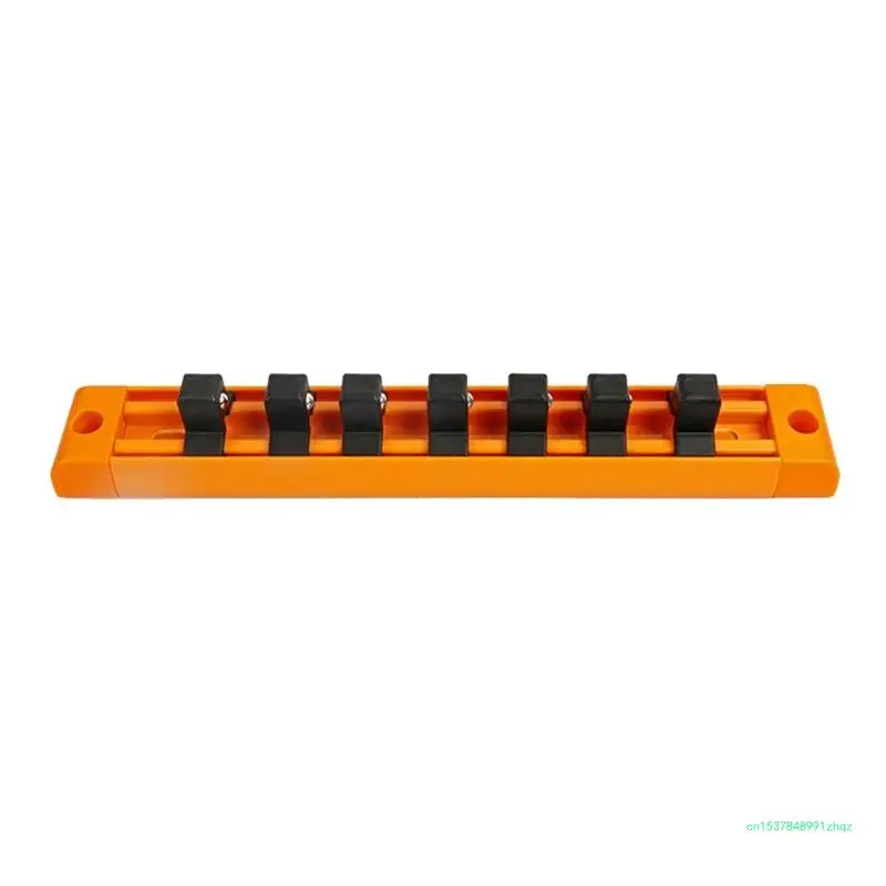 Organisateur douilles, tournevis, plateau support foret avec Clips à fente en acier 6/7, grille rangement pour