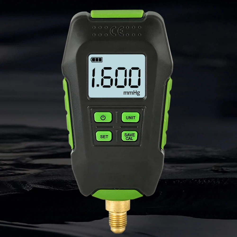 

Портативный цифровой вакуумметр с экраном с подсветкой от 0 до 10000 Па и функцией сигнализации для техников в кондиционере и полевого использования