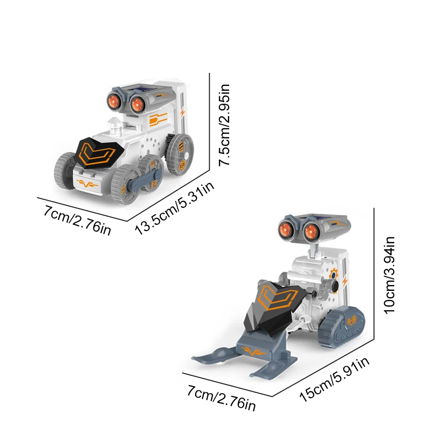 Robot solaire 14 en 1, double Mode d'entraînement, jouet d'assemblage à monter soi-même, ingénierie intelligente, Robot électrique pour enfants, jouets éducatifs, cadeaux