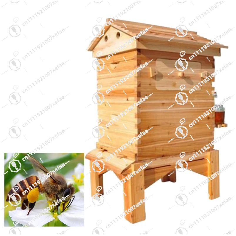 Farm Cost-effective Beekeeping Equipment with Gear System and Wooden Construction