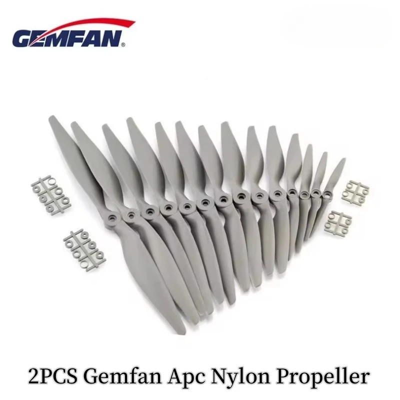 Gemfan APC 2ชิ้น5X 5/6x 4/7x 5/8X 4/8X 6/9x 6/10x 5/10x 7/11x5 5/12x 6/13x6อุปกรณ์ประกอบฉาก5/14X 7/16X 8/17x10สำหรับเครื่องบินรุ่น RC