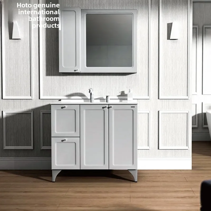 YS-15 Bathroom Cabinet Combination Household Bathroom Simple Floor Vanity