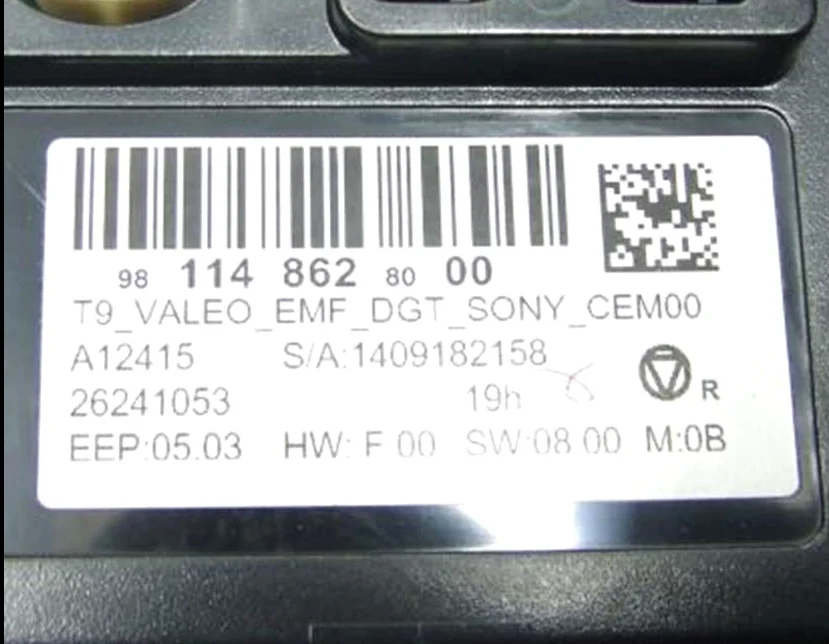 T9-VALEO-EMF-DGT SONY-CEM00 E1161020 LCD Display Touch screen FOR PEUGEOT 307 308 407 408 9811486280