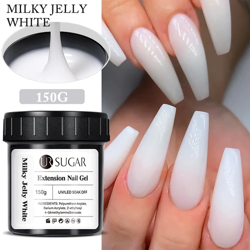 Imagen 2 del producto UR SUGAR 150g Gel de uñas de construcción 18 colores Kit de Gel de extensión de uñas Rosa desnudo claro duro Gel construido fortalecedor de uñas manicura