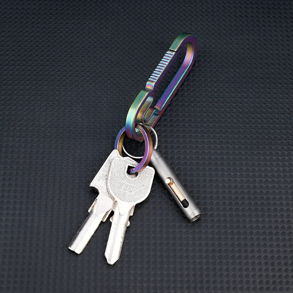 Refillable Titanium Mini Pencil Erasable Keychain Pen Pocket Tool Durable Tungsten Carbide Nib For Quick Sketch Note Writing