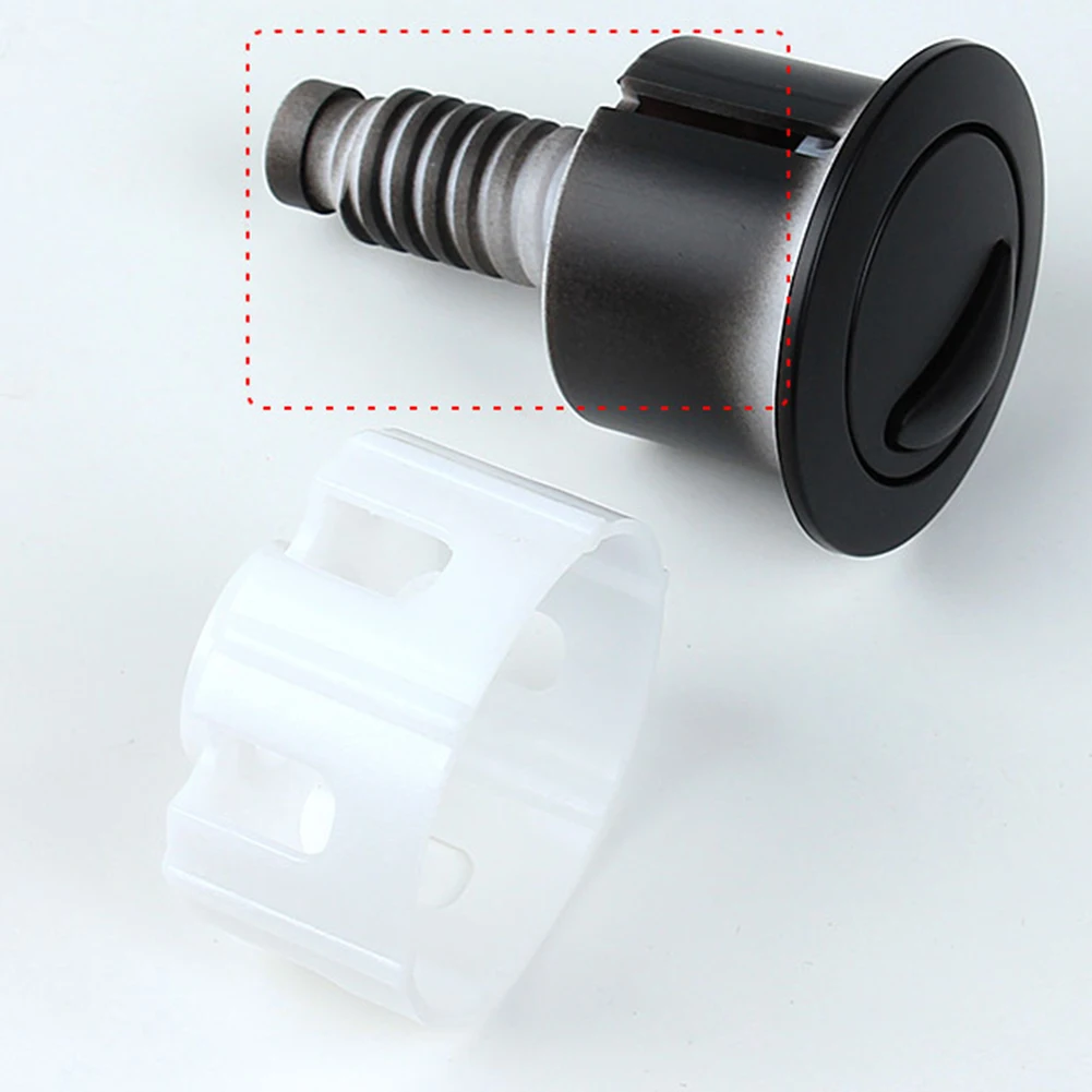 38-49mm Universal Toilet Push Button Dual Flush Water Saving Chrome For Cistern Tank Flush Toilet Seat Water Tank Valve Bathroom