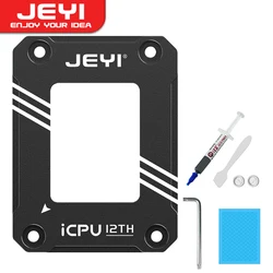 JEYI 12th 13th Gen CPU Bending Corrector Frame, Socket LGA1700 Bending Corrector Buckle for Alder Lake CPUs with Thermal Paste