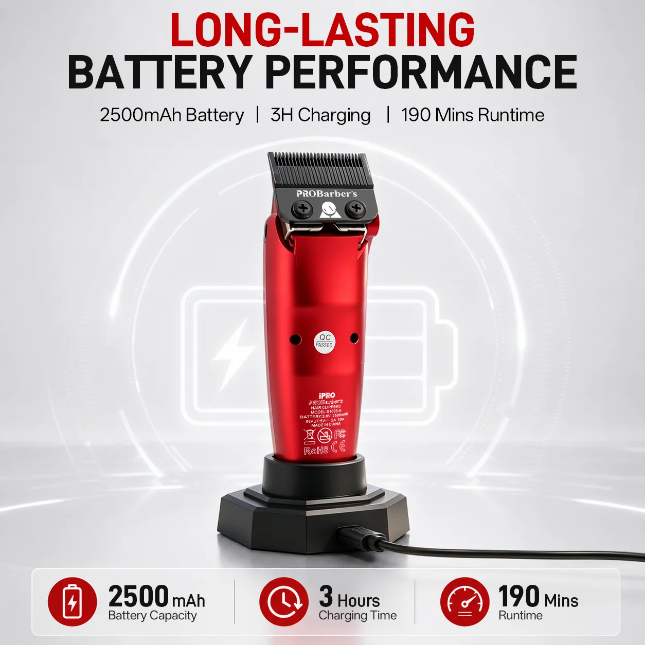 tondeuse-a-cheveux-professionnelle-ipro-s1095a-rouge-vif-haute-vitesse-8000-tr-min-moteur-sans-balais-longue-duree-de-vie-de-la-batterie-lames-en-titane