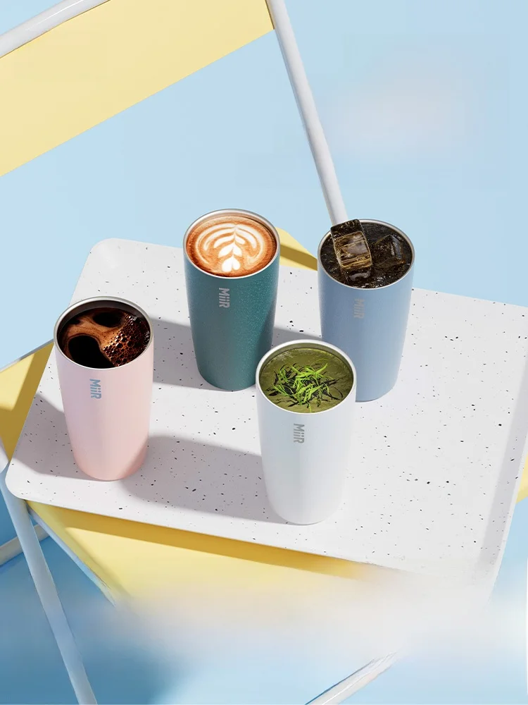

Miir Stainl Steel Insulated Coffee Cup Vintage American Iced Latte Water Bottle Thermal Cup Cold Retention Beverage Container