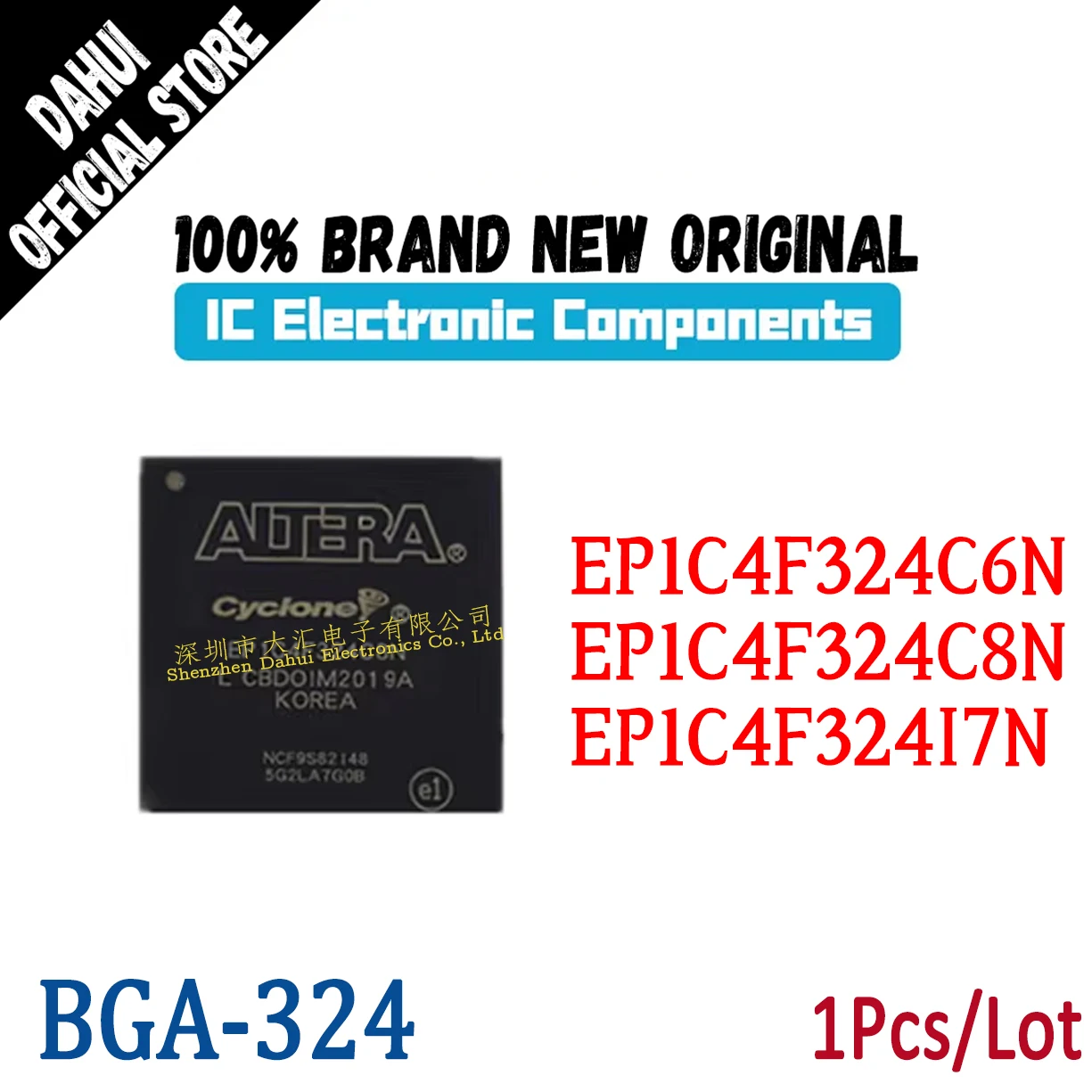 

EP1C4F324C6N EP1C4F324C8N EP1C4F324I7N BGA-324 Programmable logic gate array IC chip new original