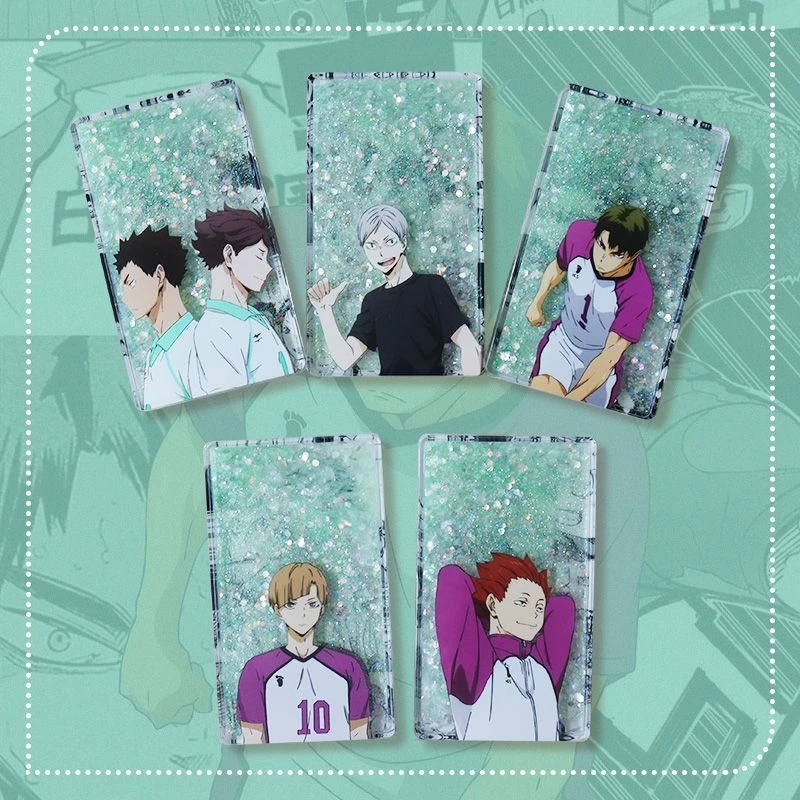 Anime Haikyuu!! Oikawa Tooru Cosplay Individuality  High Appearance Level Quicksand Mahjong Delicacy Acrylic Standing Sign