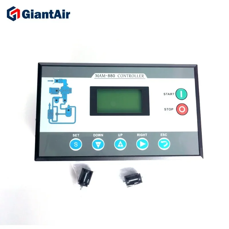 GiantAir PLC Screw Air Compressor Electronic Controller Panel MAM880 16-28V/10W air compressor control panel