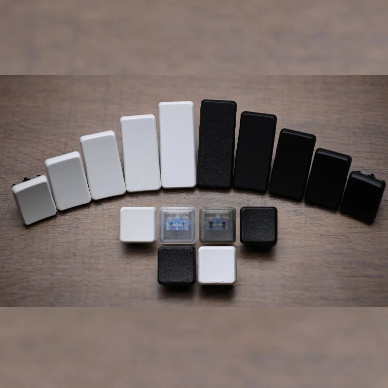 Chocfox 10PCS CFX Low Profile PBT Keycaps For Kailh Choc Switch Mechanical Keyboard  Blind key/1/1.25/1.5/1.75/2/2.25u Keycaps