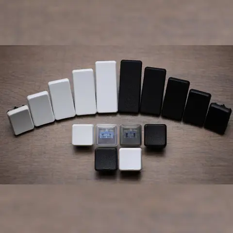 Chocfox 10PCS CFX 로우 프로파일 PBT 키 캡 Kailh Choc 스위치 기계식 키보드 블라인드 키/1/1.25/1.5/1.75/2/2.25u 키 캡
