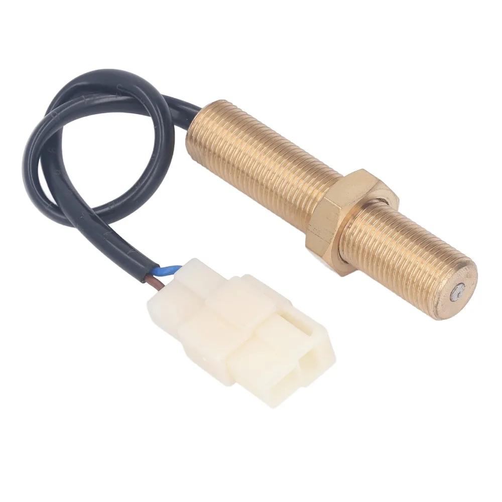 M16 Thread Rotate Speed Sensor IP44 Protection Generator 2 Output Terminals Magnetic Tachometer High Sensitivity Weatherproof