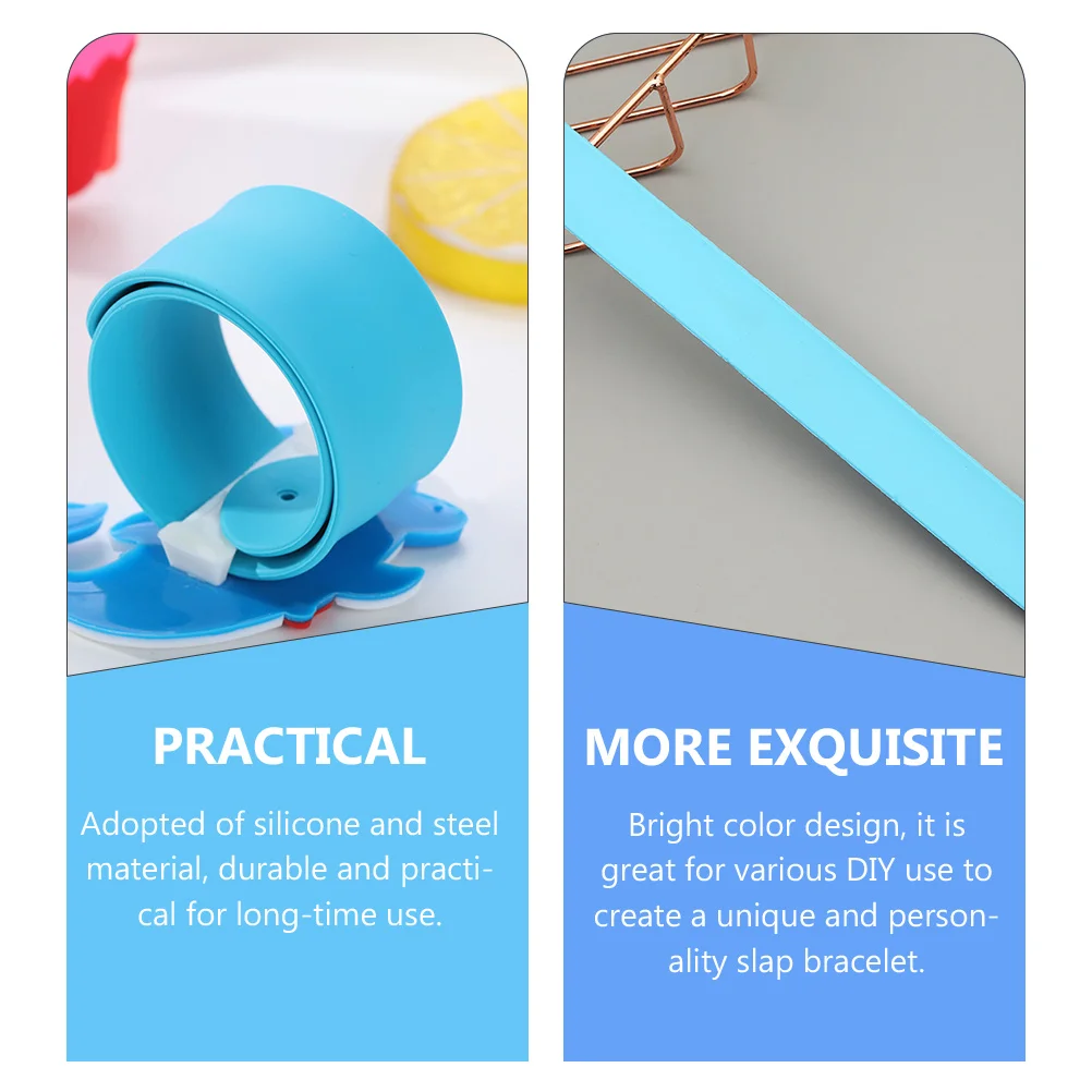 

Party Silicone Bracelet Kids Gifts Clapping Toy Blue Silica Gel Favors Child Wristbands