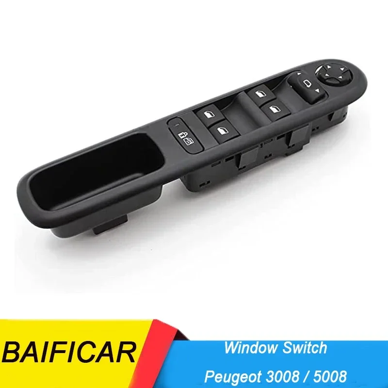 Baificar Brand New Window Glass Lifter Regulator Switch Button 96650621ZD 98019434ZD 98019433ZQ 6490X6 For Peugeot 3008 5008