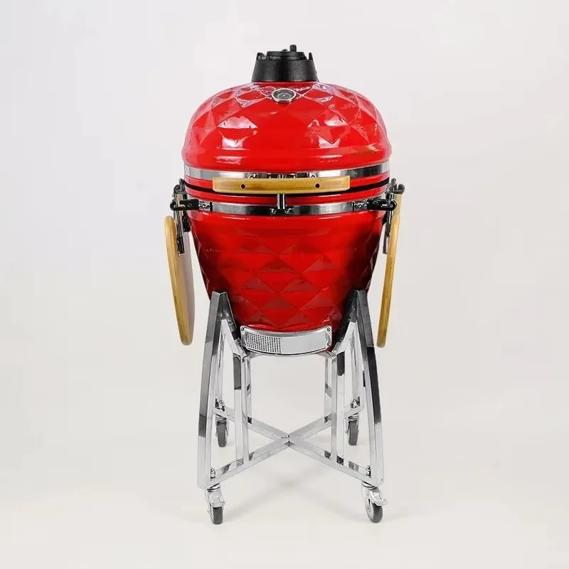 21 Inch Outdoor Versatile Ceramic Kamado/barbecue Bbq Grills