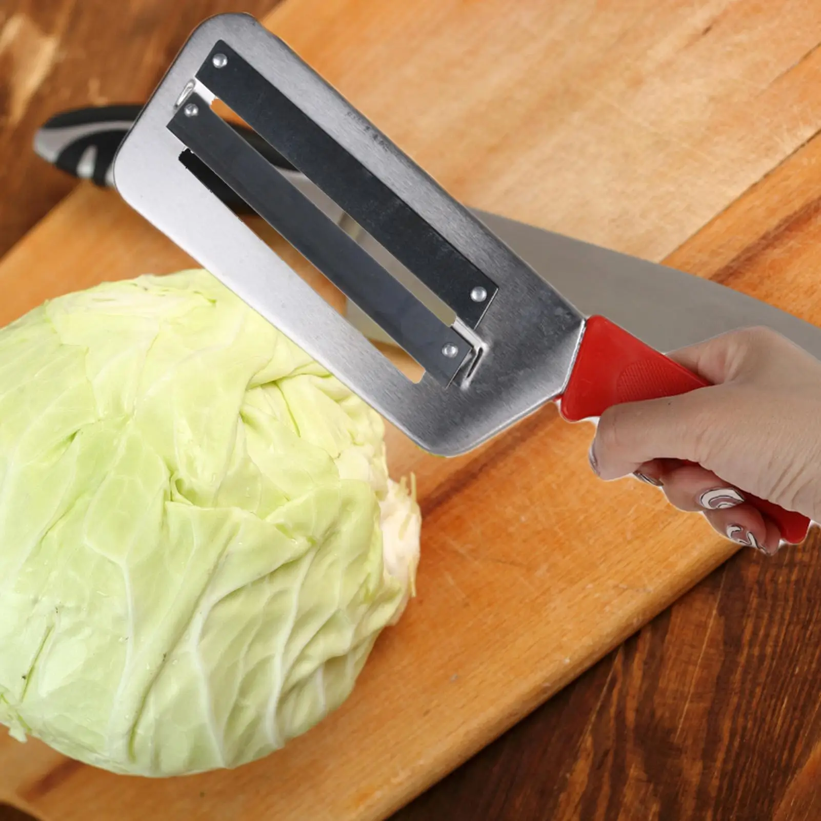 Cabbage Shredder Double 2 Slice Blades Vegetable Graters Knife Slicing Hand Slicer Manual Cabbage Lettuce Cutter Kitchen Gadgets