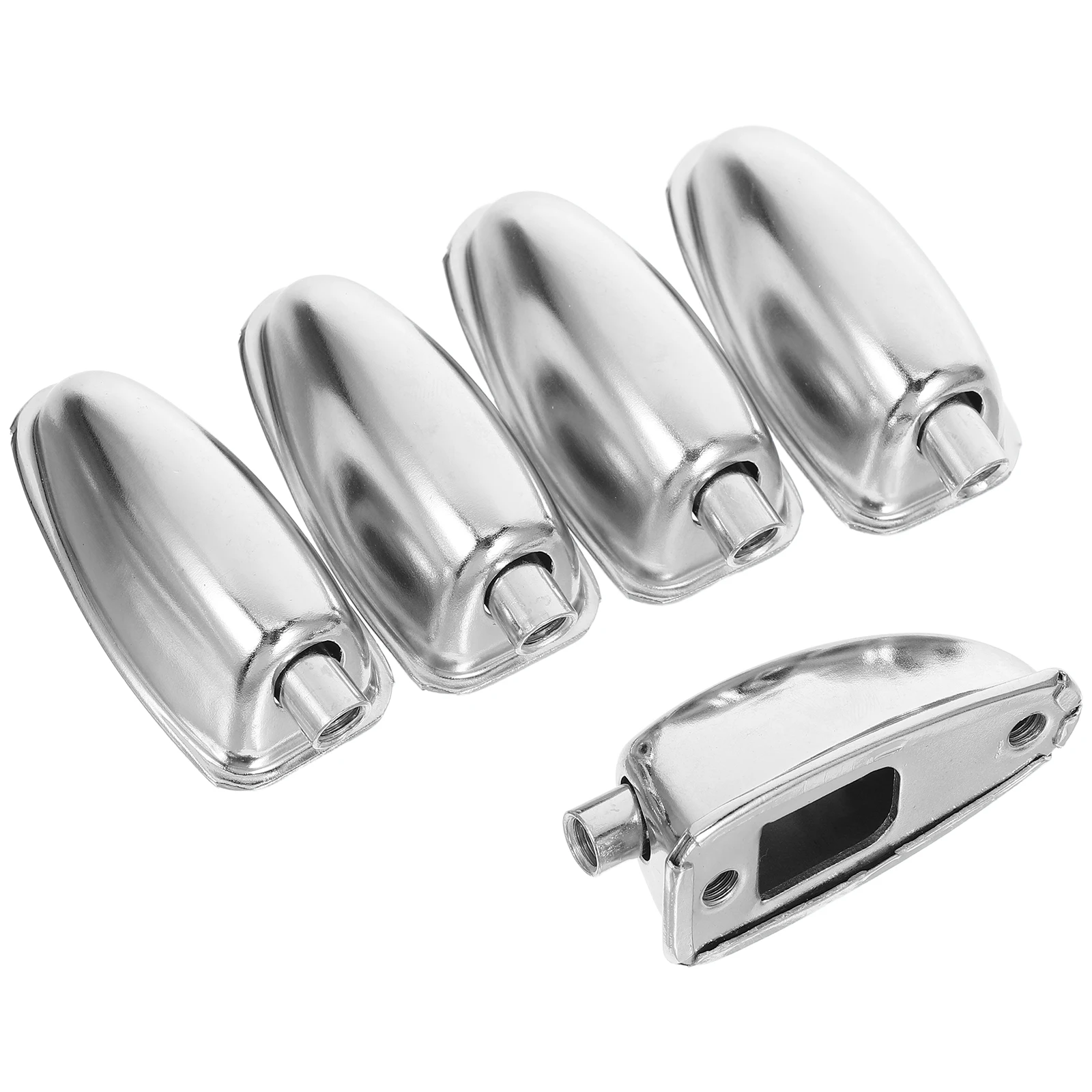 

5pcs Snare Drum Lugs Metal Chrome Plated Percussion Instrument Accessories Quick Installation Replacement Parts Drum Set