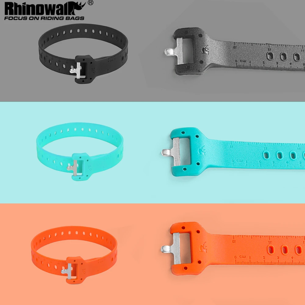 

Rhinowalk TPU Plastic Elastic Scale Strap Multi-functional Tension Straps Reliable Riding Accessories For Fixing Equipment