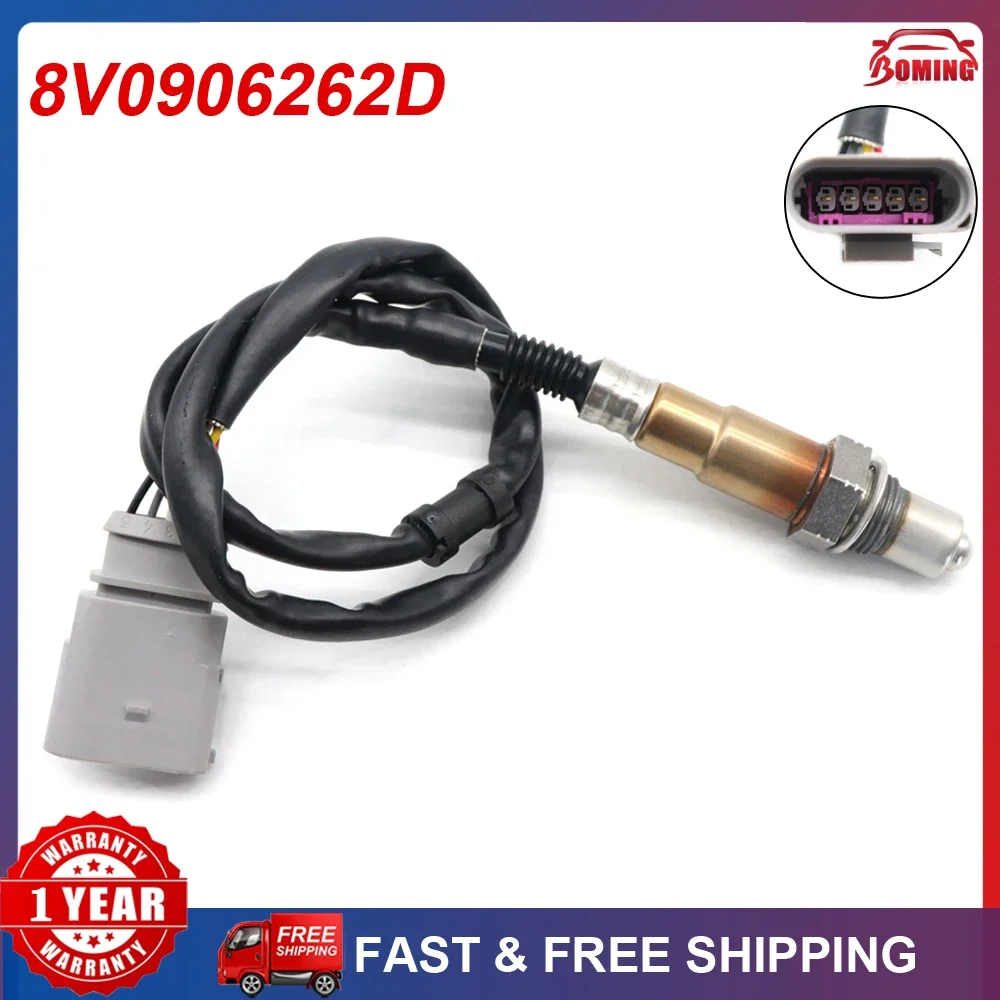 New Car Upstream Car Oxygen O2 Lambda Sensor 8V0906262D For Volkswagen GTI Golf R 2.0L For Audi A3 S3 TT Quattro 0258027063