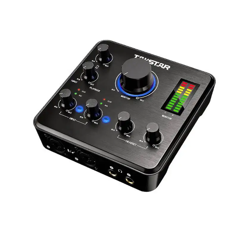 

For MX630 OTG USB Professional Audio Interface Podcast Studio Equipment for Recording Sound Card Voice Changer for Phone