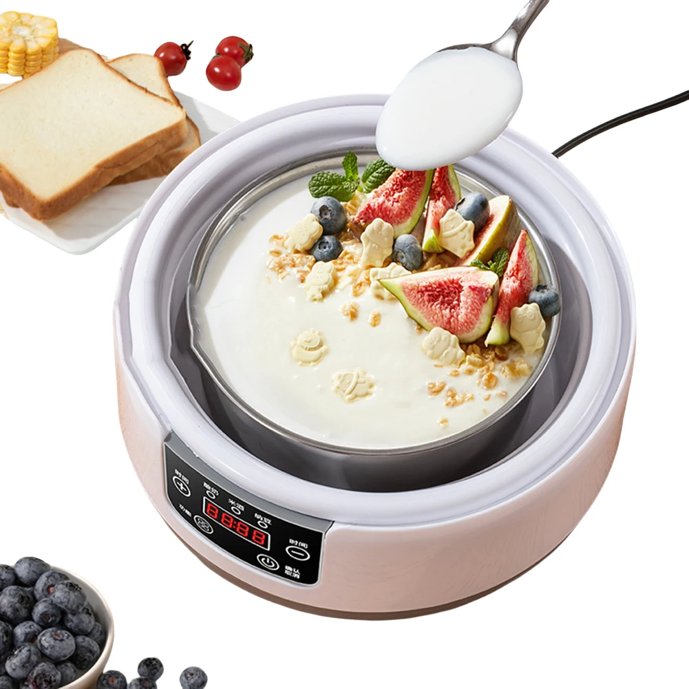 

1.2L Electric Yogurt Machine Timing Function Multi-Function Yogurt Machine Constant Temperature for Baking Lovers Friend Gift