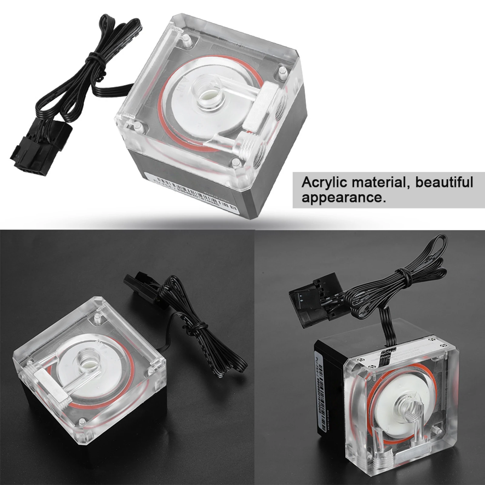 

Cooling Pump PC Water Cooling Integrated Mute Support PWM Intelligent Control Speed Water Cooling Pump PC