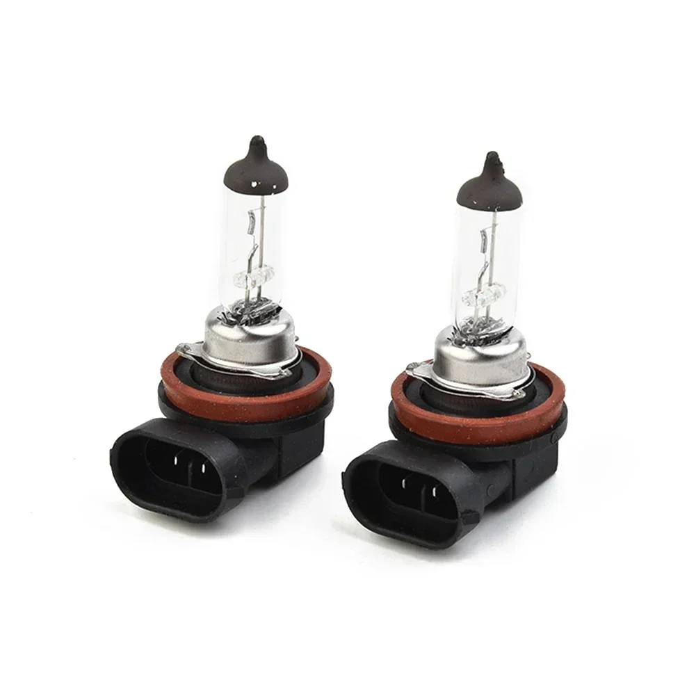 2PCS/SET H11 Halogen 55W 12V Replacement Halogen Bulbs Amber Low-Beam Car Headlight Fog Lights Driving Light Bulbs Clear
