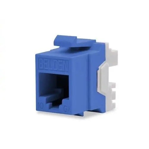 Belden AX104156 AX104154 10GX Cat 6A RJ45 KeyConnect Style Blue Modular Jack AX104154 AX104156