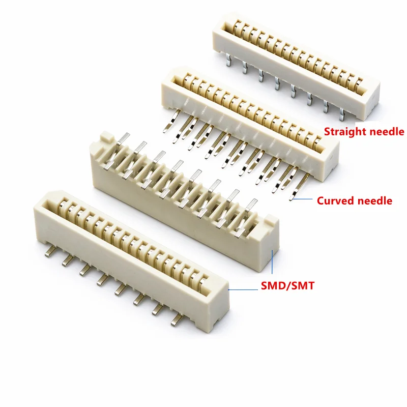 10Pcs 1.0mm FPC/FFC Connector LCD Flexible Flat Cable Socket Double Row 4/5/6/7/8/9/10/11/12/14/16/18/20/22/24/26/28/30/31 Pin