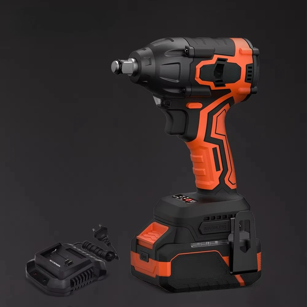 Professional Grade 4000mAh 20V Brushless Cordless Impact Wrench