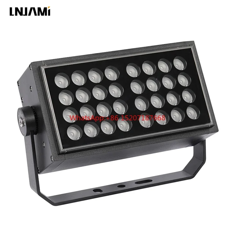 Outdoor Building Facade Lighting - Waterproof IP66 72W DMX512 RGBW LED Facade Flood Lights