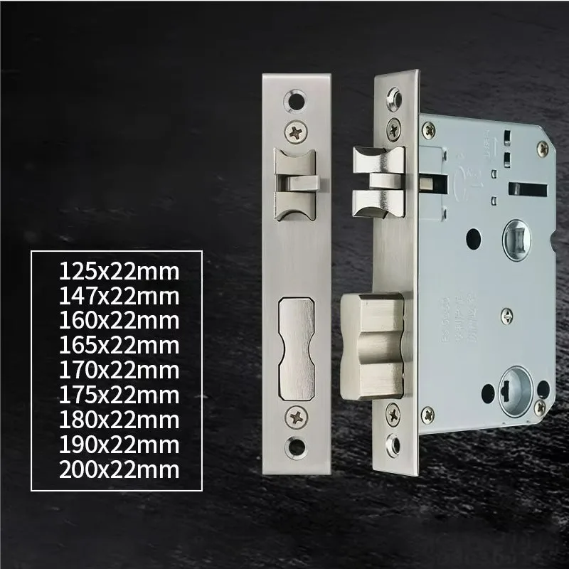 Smart Fingerprint Lock Body Special Mortise Smart Lock 5050 125mm-240mm 2585-7085mm 5572 6072 300*6085 Lock Body