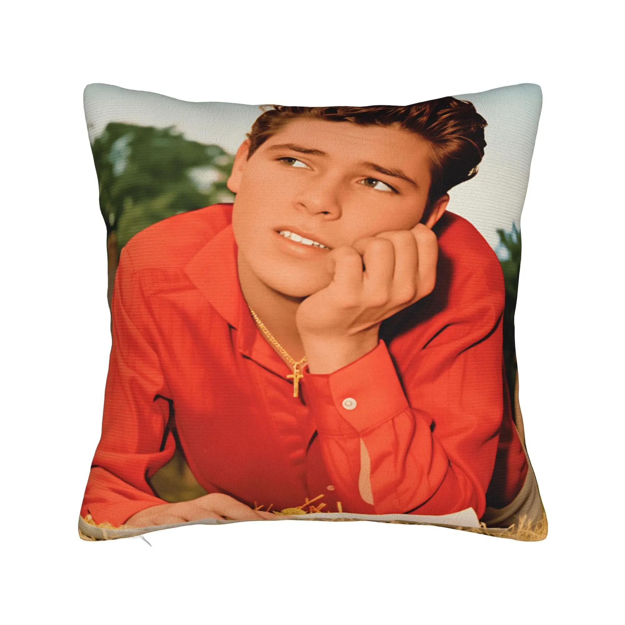 C-Cliff Richard Pillow Cover  Print Cushion Cover Fashion Pillow Case For Sofa Home Decor