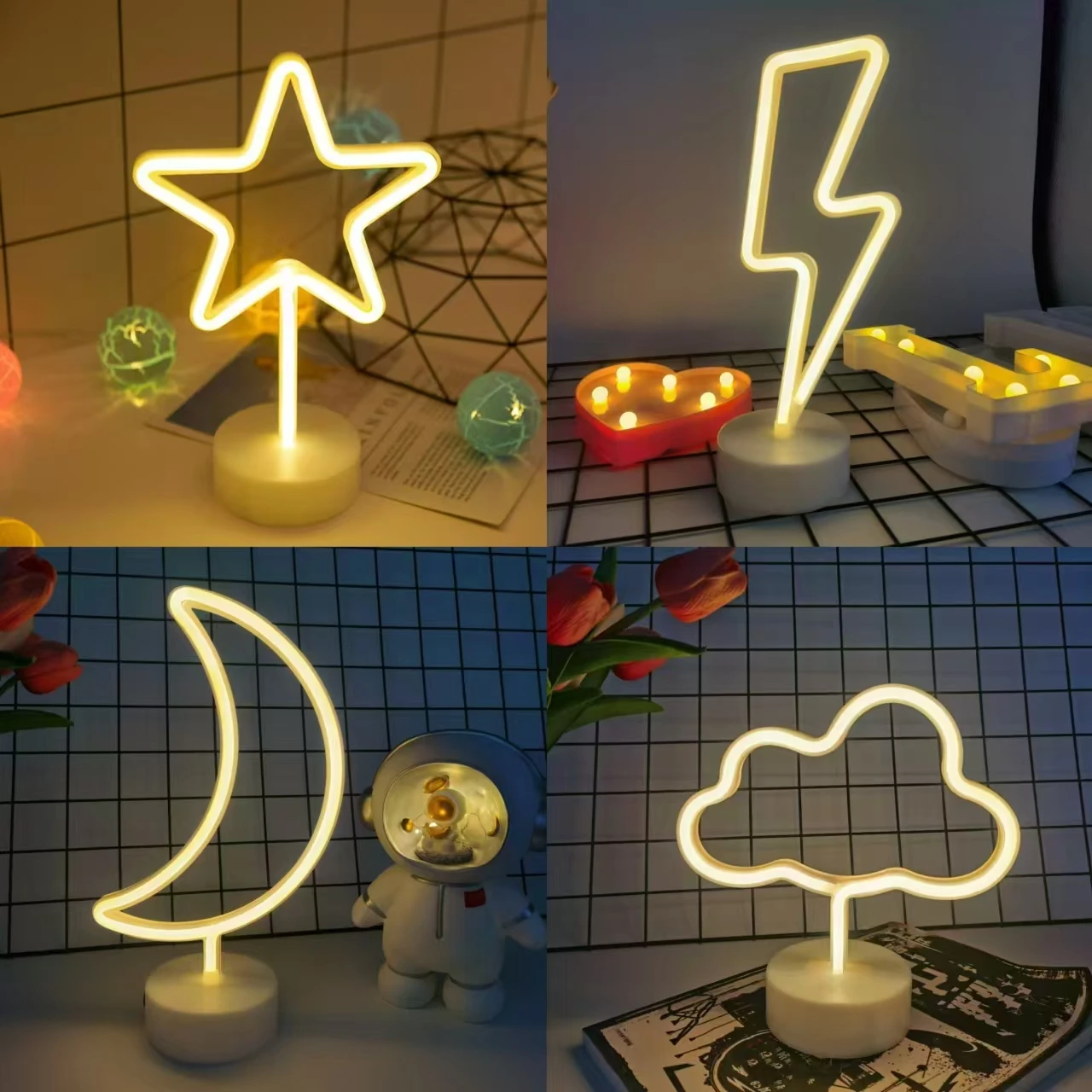 1pc,warm white neon sign,USB/battery powered,suitable for decorating rooms,gaming rooms, birthday parties,gifts for teenagers