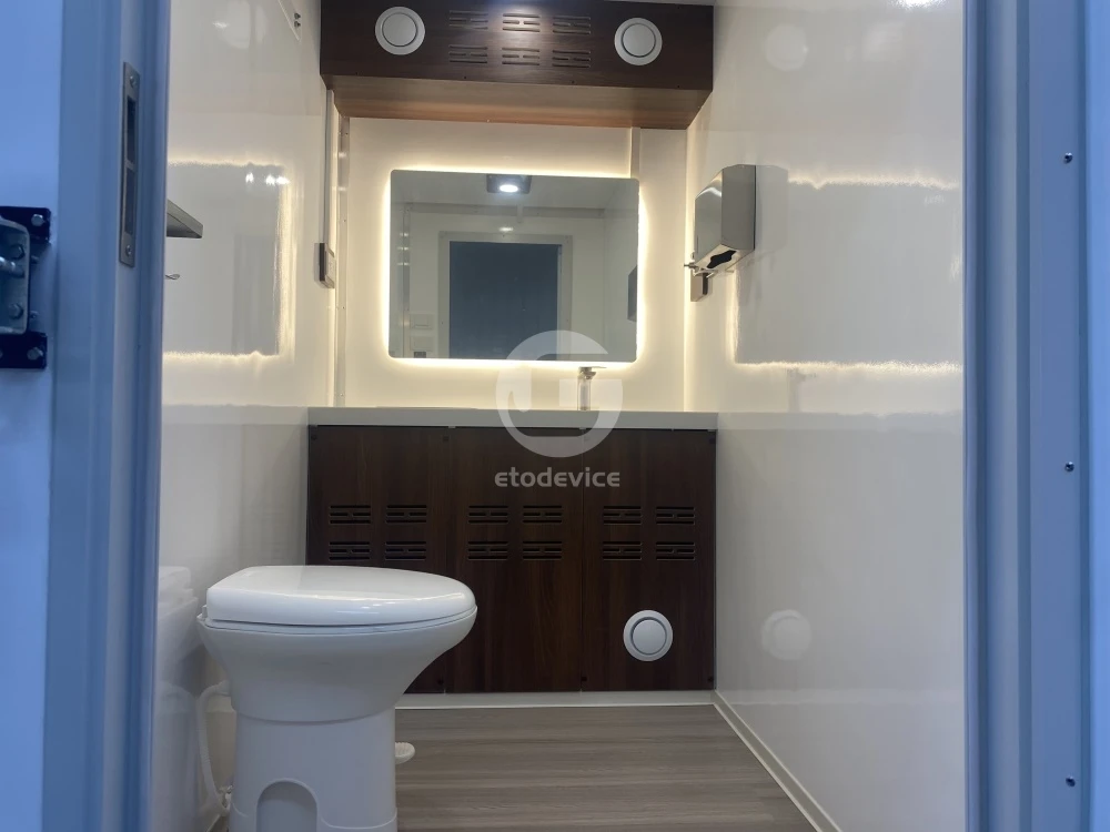 Toilette portatili popolari in Cina per la vendita in Cina Toilette mobile per esterni portatile Rimorchio WC mobile a basso costo