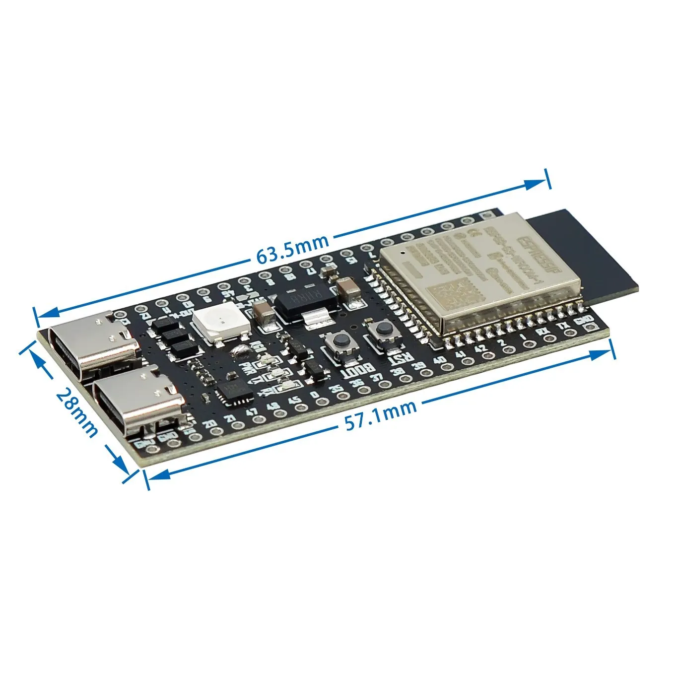 듀얼 C타입 개발 보드, ESP32, ESP32-C3, ESP32-S3, 코어 보드 ESP32-C3-DevKitM-1, ESP32-C3-MINI-1 ESP32-S3-DevKit C N16R8