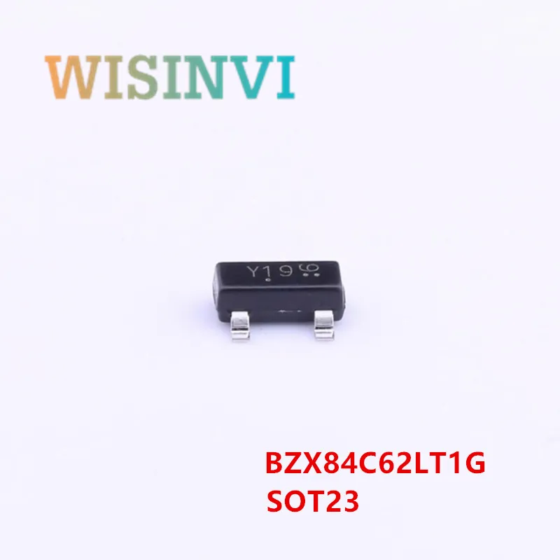 50PCS BZX84C43LT1G Y15 BZX84C47LT1G Y16 BZX84C51LT1G Y17 BZX84C56LT1G Y18 BZX84C62LT1G Y19 Zener Voltage Regulators SOT−23