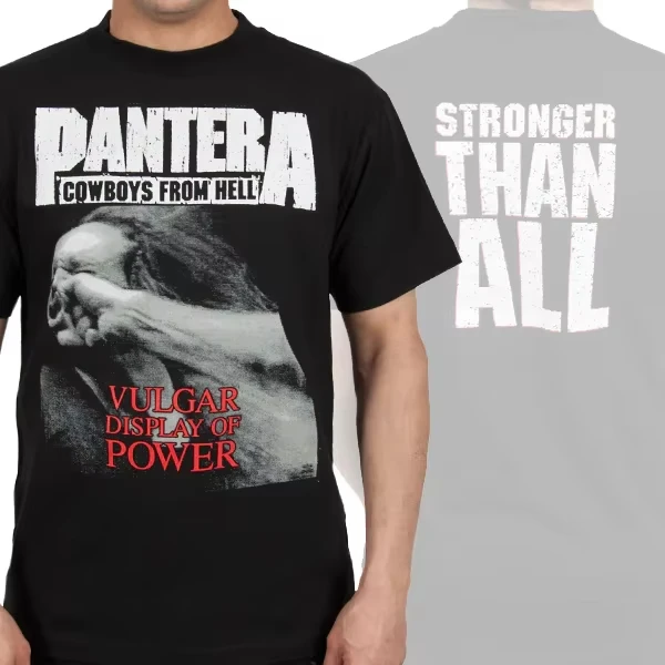 Pantera Flames Band Logo Casual T-shirt Luxury Brand for Men and Women Top 2026 New Band Ins Y2k