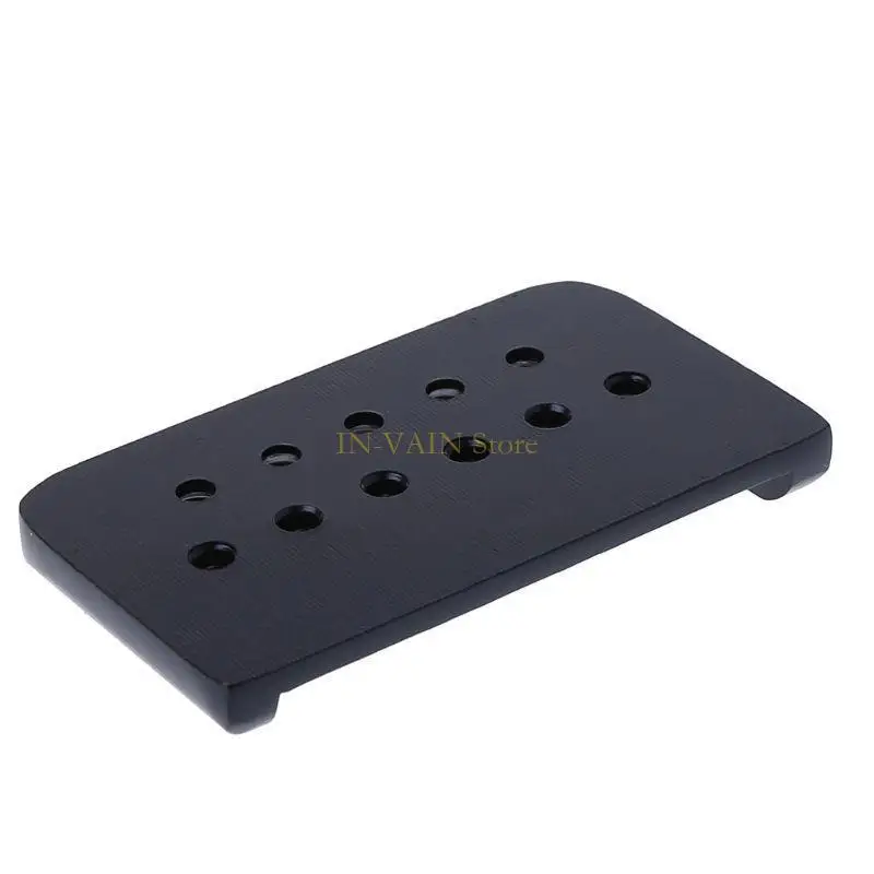 M5TC 6 String Electric Guitar Bridge Hard Tail Top Load Fixed Hard Tail Parts Black #3