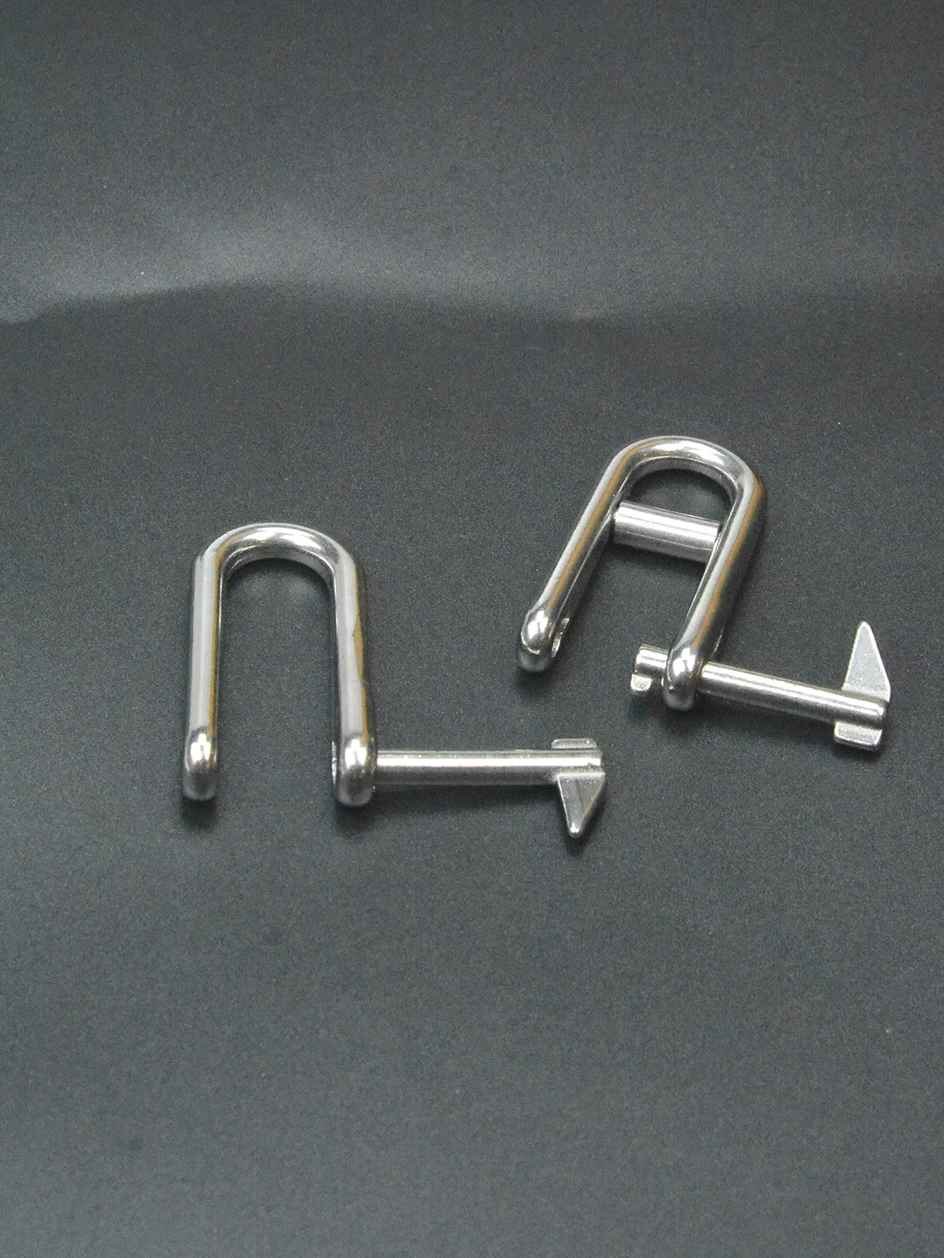 super strong  304 Stainless steel long swivel pin safety lock Shackle Joint link KeyChain surf ski boat marine DIY hardware - view 2