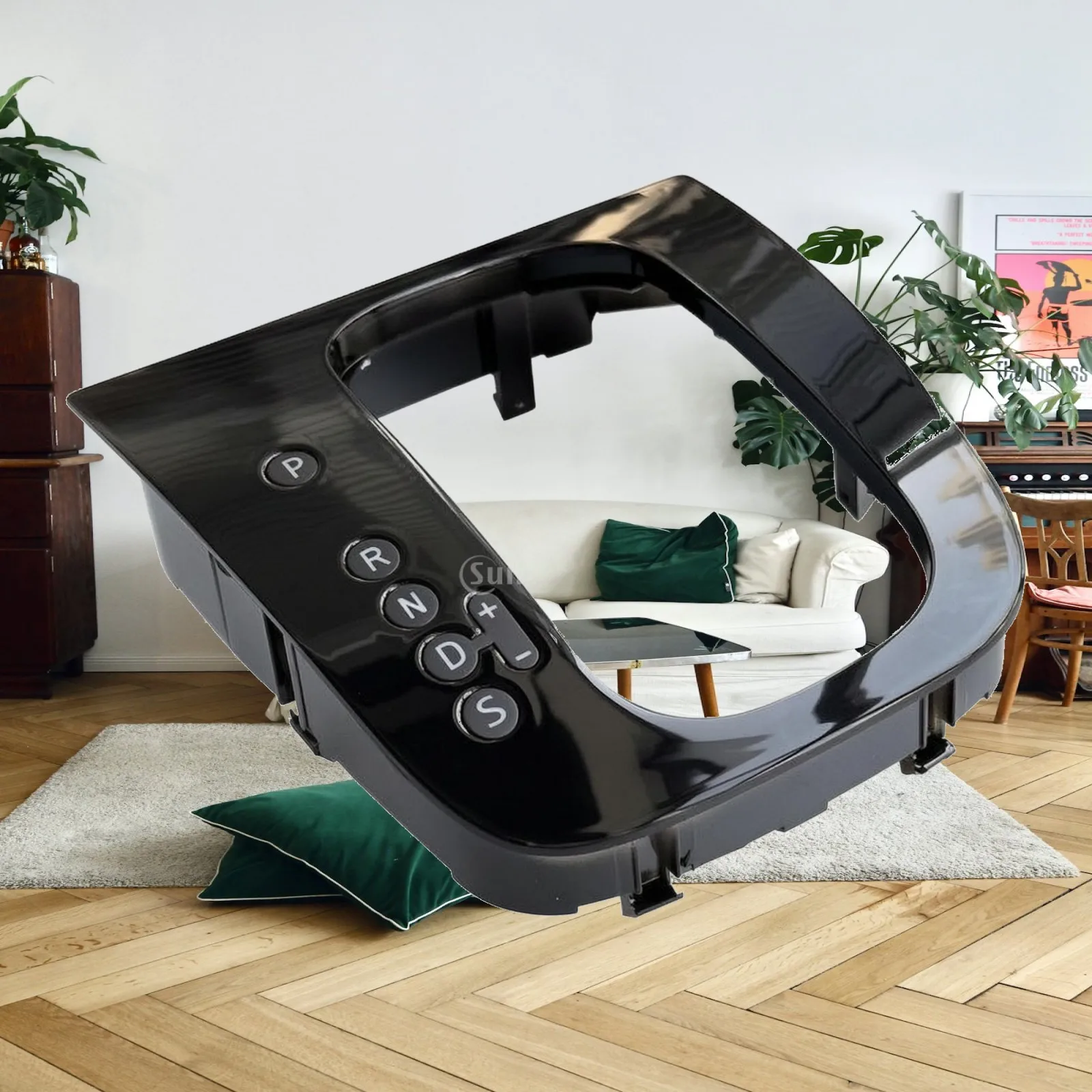 Shifter Trim with Gear Display Exact Fit Gear Selector Trim Cover Gearbox Shifter Bezel Reflective Selector Bezel High Quality