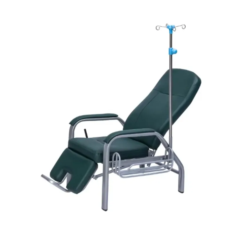 Medical Comfor              Foldable Leather Recliner         Chair for IV Therapy