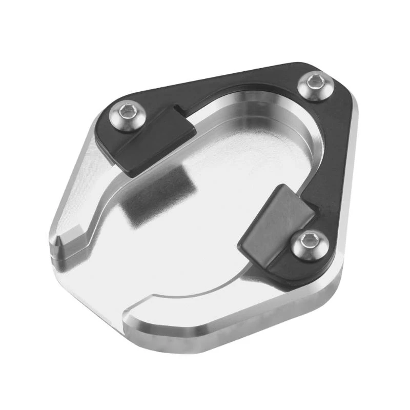 N5KD Motorcycle Kickstand Side Stand Enlarger Pad Aluminum Support Extension Plate