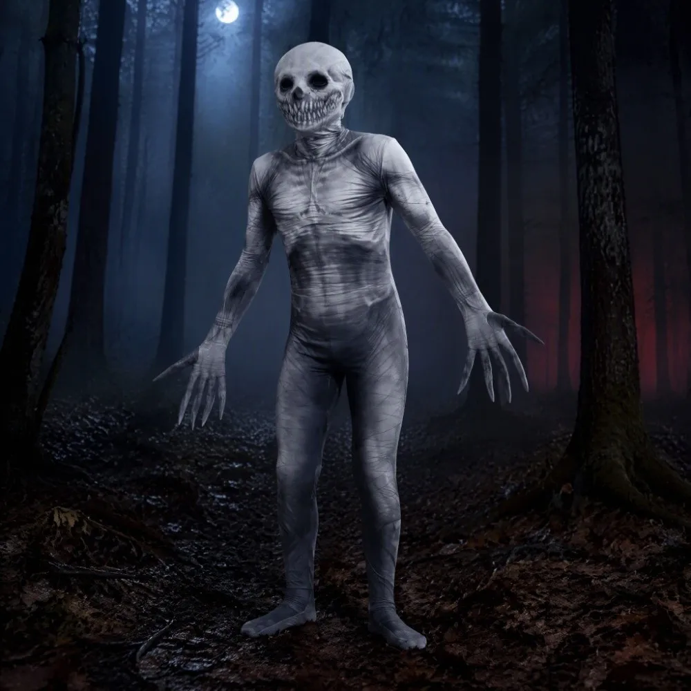 Zombie Halloween Cosplay Costume Elastic Separate Headgear Cosplay Clothing Props Festival Carnival Party Skeleton Costume Party 5
